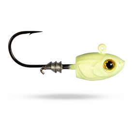 Z-man Micro Shad HeadZ - Glow 5.25g, 3/16oz