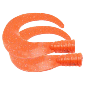 SvartZonker Big Tail (2-pack) - Real Fluo Hot Red