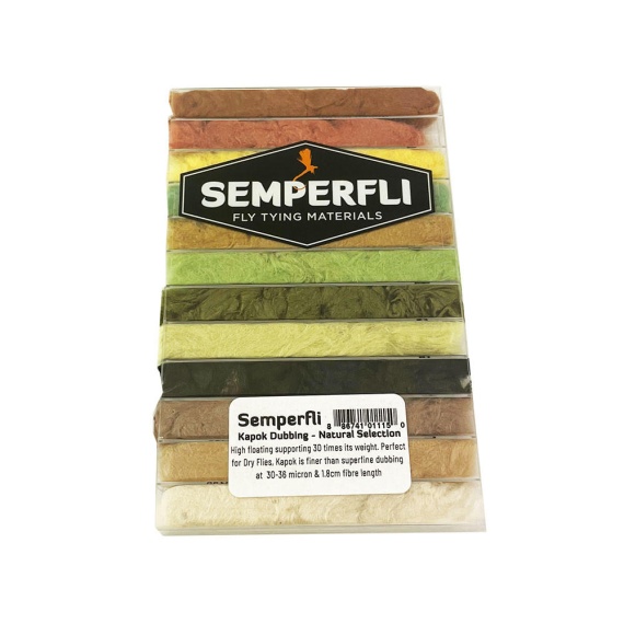 Semperfli Kapok Dry Fly Dubbing Dispenser in der Gruppe Haken & Zubehör / Fliegenbinden / Fliegenbindematerial / Dubbing bei Sportfiskeprylar.se (sem-011150)