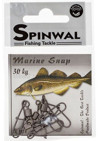 spinwal snap with swivel marine in der Gruppe Haken & Zubehör / Snaps / Karabiner / Lock Snaps bei Sportfiskeprylar.se (spinwalsnap)