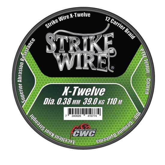 Strike Wire X12 - 0.38 in der Gruppe Schnüre / Geflochtene Schnüre bei Sportfiskeprylar.se (60-X038-01101)