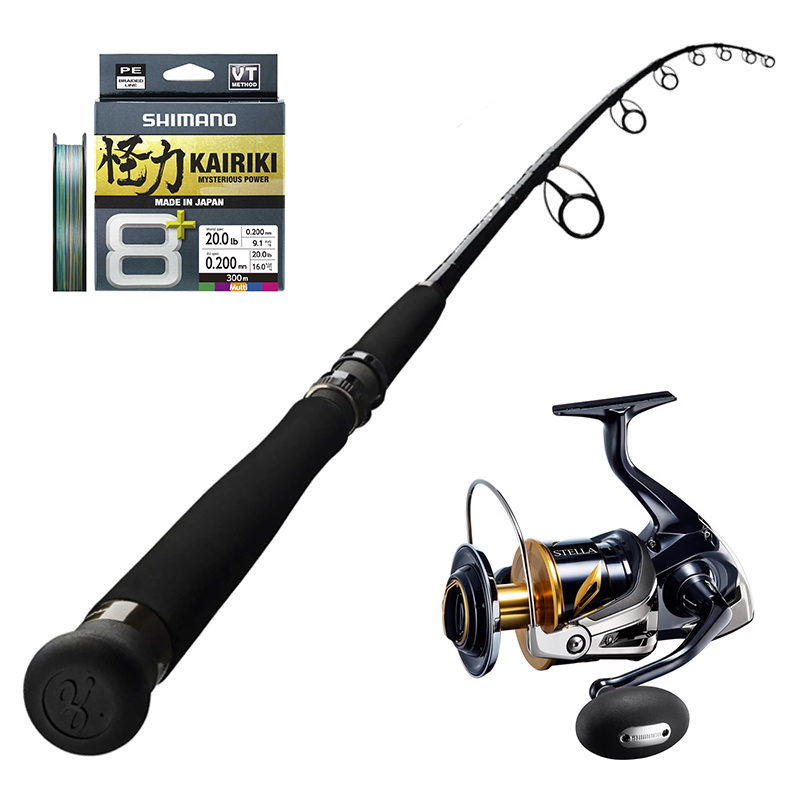 Zenaq Tobizo - TC80 -200g Shimano Stella Combo | Sportfishtackle.de