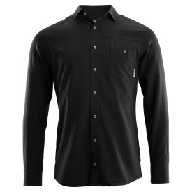Aclima Wool Woven Wool Shirt Men Jet Black L
