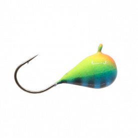 Blue Fox Raindrop With Eye 8, Gelb/Blau