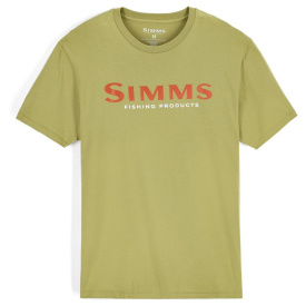 Simms Logo T-shirt Tent Green