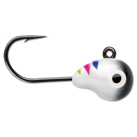 VMC Tungsten Tubby Jig 0,9g - Glow Black Wonderbread