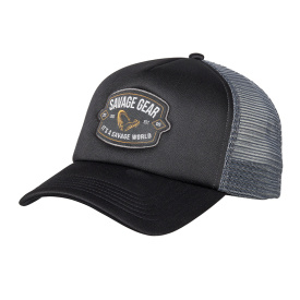 Savage Gear Badge Trucker Cap - Black