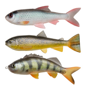 Pulz Bait Skinz Mixed, 15cm 3pcs - Roach/Perch/Brown Trout