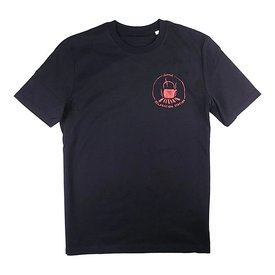Lemmel T-shirt Relaxation Station Black w Red print