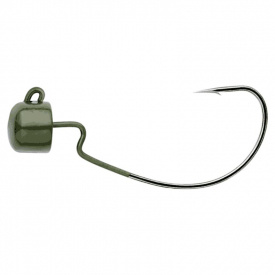 Owner, Block Head Offset Green Pumpkin (4-pack) - 3,5gr, stl 1/0
