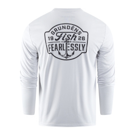 Grundéns Fish Fearlessly LS Tech Tee Grey Mist