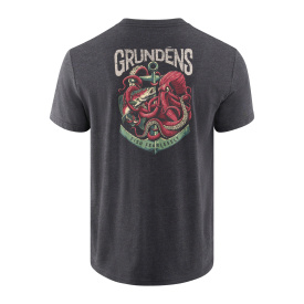 Grundéns Octo-Trout SS T-Shirt Heather Charcoal