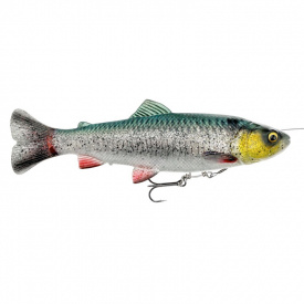 Savage Gear 4D Linethru Pulse Tail Trout 16cm 51g Slow Sinking - Green Silver