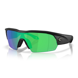 Costa Pilothouse Pro - Matte Black - Green Mirror 580P