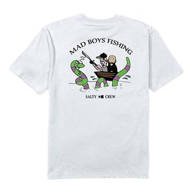 Salty Crew X Mad Boys Pont Neuf Tee White