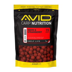 Avid Squid & Strawberry Boilies 1kg