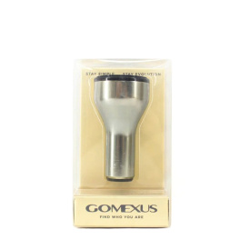 Gomexus 27mm Aluminum Reel Power Knob Silver/Black