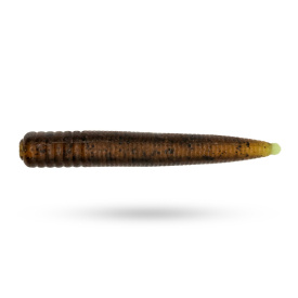 Capt'n Greenfin Ned Worm 7,5cm (8-pack) - Green Pumpkin