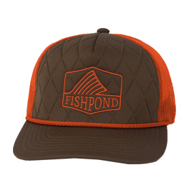 Fishpond Dorsal Fin Quilted Trucker Hat - Campfire