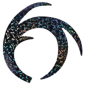 Dragon Tails XXL 3-pack, Holographic Black