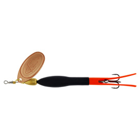 Westin Fc Downstream #5 40g - Black/Flouro Orange Copper Blade
