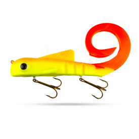 Musky Innovations Bull Dawg Magnum Pro 12''/30,5cm, 226g - Pro Orange Tail Sherbert