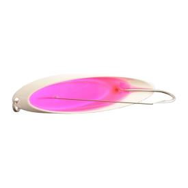Norolan Pike Spoon Weedless 8 cm - White Pink