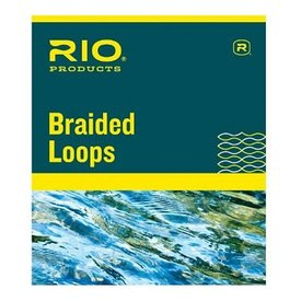 RIO Braided Loops Orange 4-pack W/Tubing
