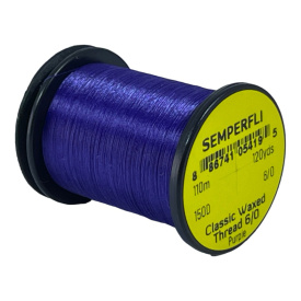Semperfli Classic Waxed Thread 110m 8/0 - Purple