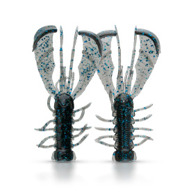 Scout Craw Finesse 6,5cm TPE 8pcs - Black & Blue Flake
