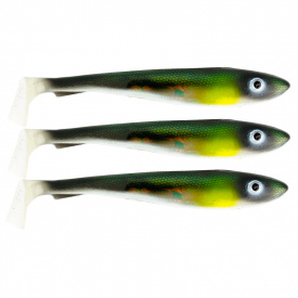 Svartzonker McRubber Flash Shad 17cm (3pcs) - Green Sunshine