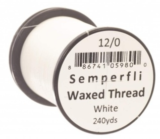 Semperfli Waxed Thread 12/0 - White
