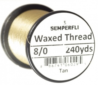 Semperfli Waxed Thread 8/0 - Tan