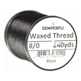 Semperfli Waxed Thread 8/0 - Black