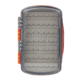 Tacky Pescador Fly Box Small Clear - Burnt Orange 