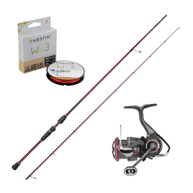 LinaWestin W6 Finesse TC 7'1''/213cm ML 5-15g & Daiwa Fuego Combo