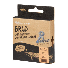 Wolfcreek Lures Braid X8 150m Brown