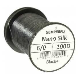 Semperfli Nano Silk 100D Predator 6/0 - Black Plus