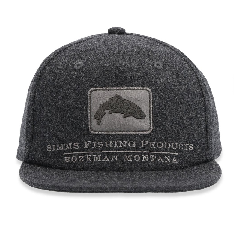 Simms Wool Trout Icon Cap Graphite
