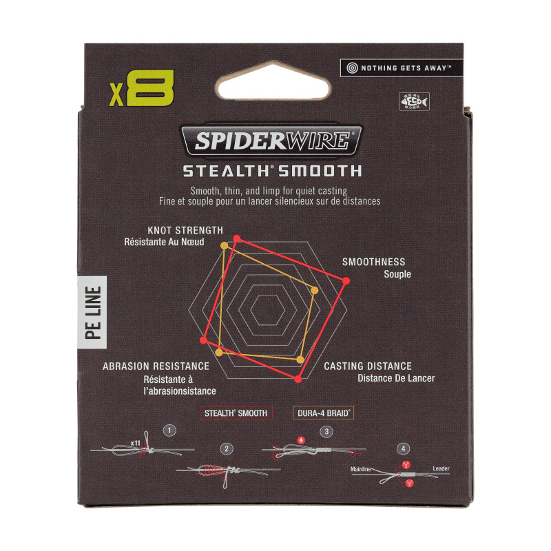 Spiderwire Stealth Smooth Braid 8 Translucent 150m