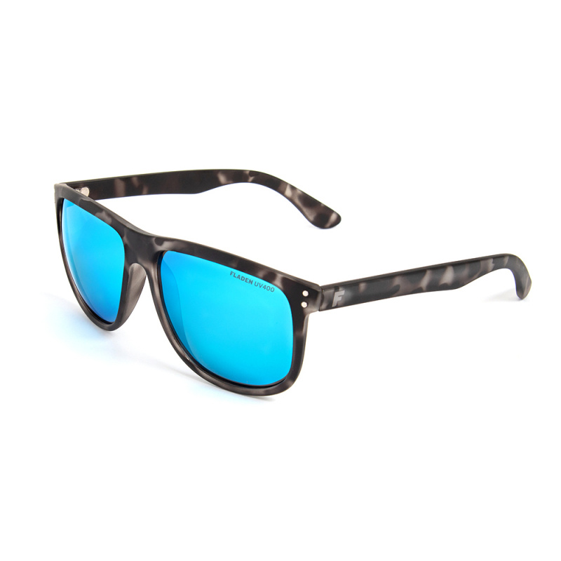 Fladen Polarized Sunglasses Urban Grey Camou Blue Lens