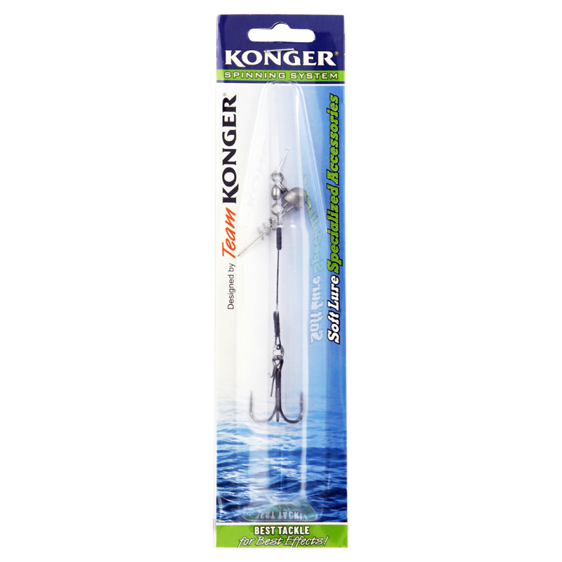 Konger Swimbait System Single Stinger 1/0, 9cm