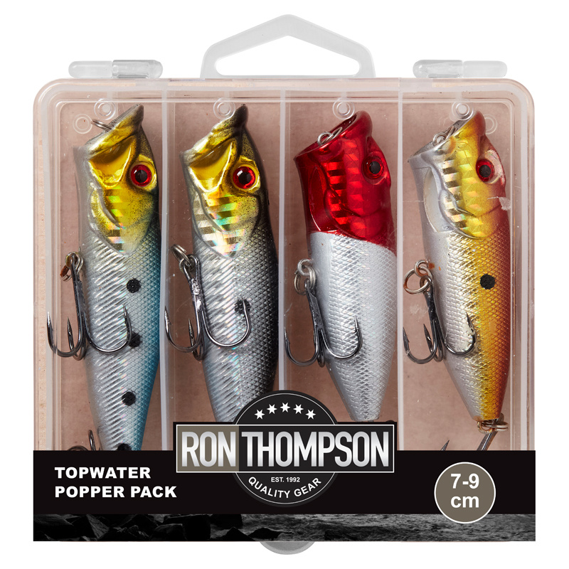 DAM/R.T Topwater Popper Pack Inc. Box 7-9cm