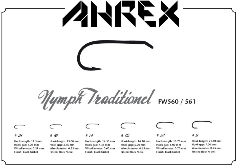 Ahrex FW560 - Nymph Traditional