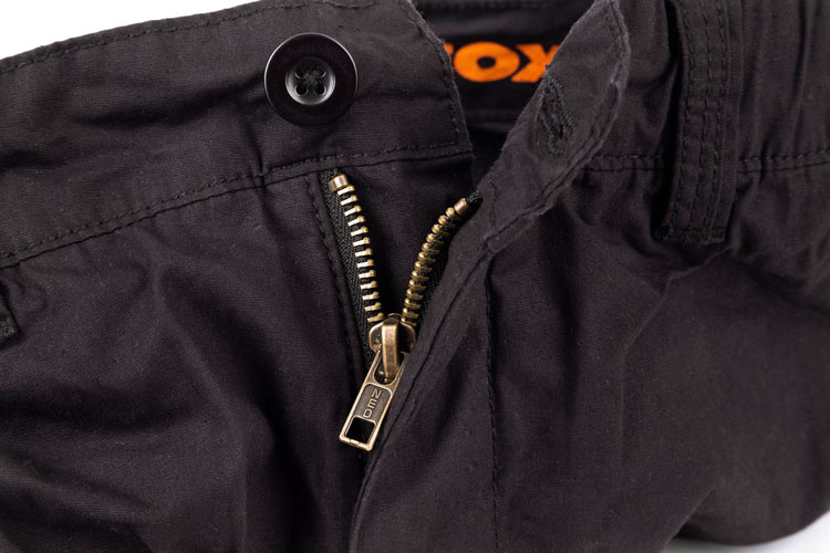 Fox Collection Combat Trousers Black/Orange