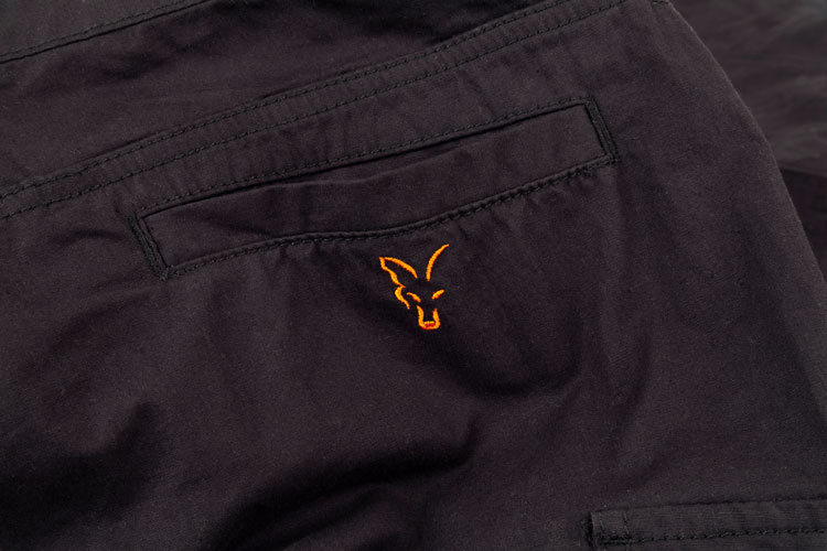 Fox Collection Combat Trousers Black/Orange