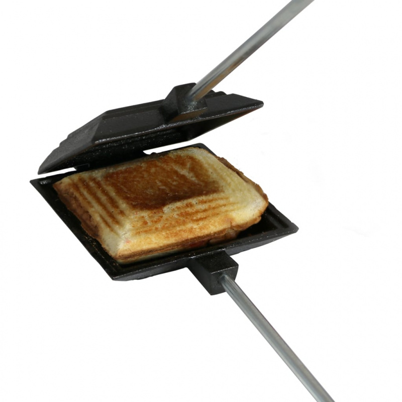 Coghlans Camp-Kocher Aus Gusseisen – Klassischer Lagerfeuerkocher Mit Holzgriffen, 66 Cm Lang – Perfekt Für Outdoor