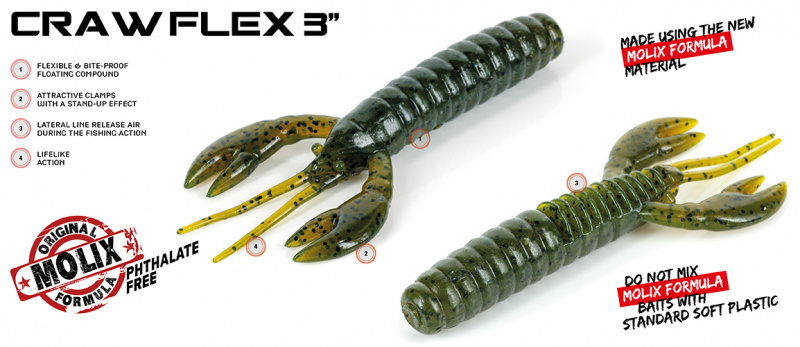 Molix Craw Flex 7,6cm (6pcs)