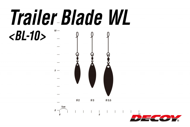 Decoy BL-10S Trailer Blade WL Silver