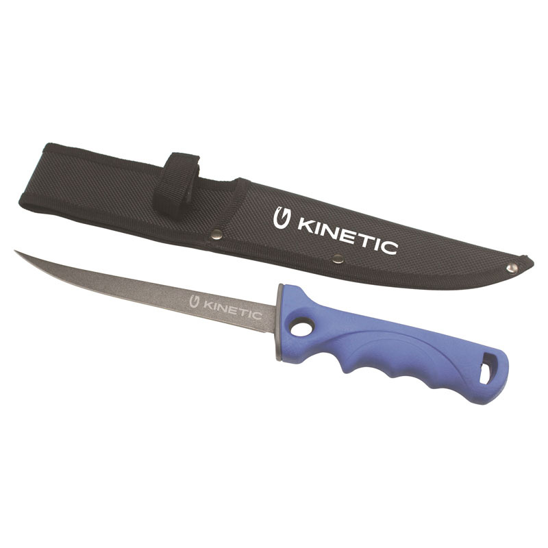 Kinetic Fillet Knife Soft Grip 7\'\' Blue/Black